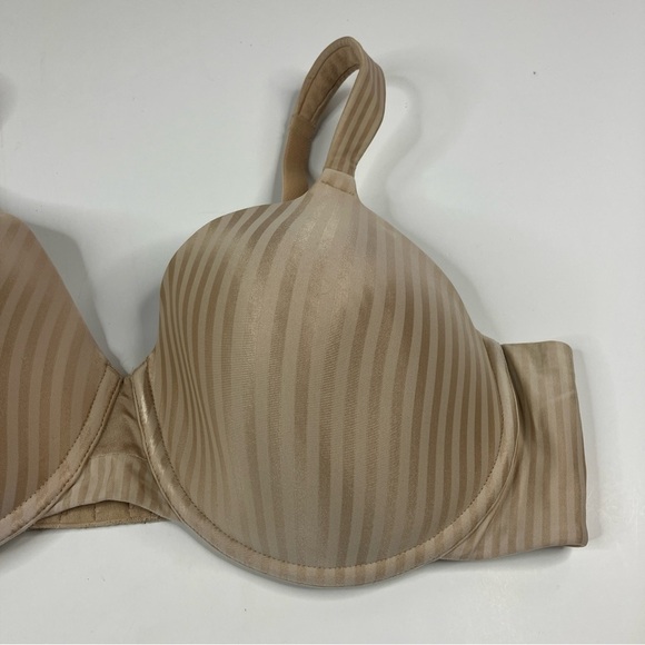 Playtex | Tan Nude Stripe Lightly Lined Underwire Bra 42C - Picture 2 of 5